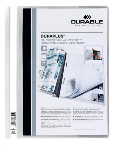 Durable Quotation Folder A4 White [Pack of 25] alternative image 1