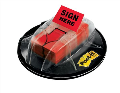 Post-It New "Sign Here" Index Dispenser [Pack of 6] alternative image 1