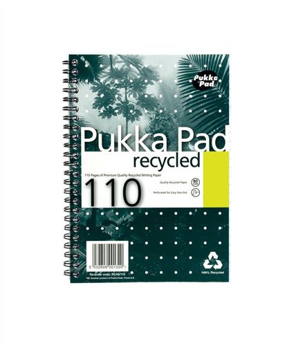 Pukka Recycled A5 Pad 80g 110 Pages alternative image 1