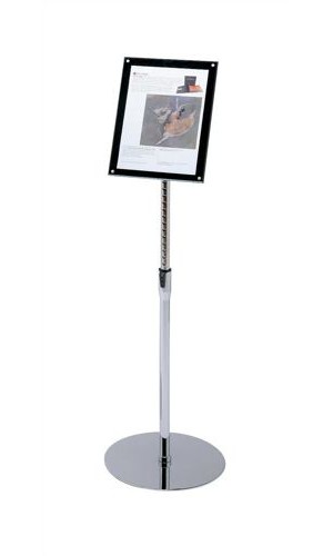 Deflecto Bevelled Floor Sign Holder A4 alternative image 1