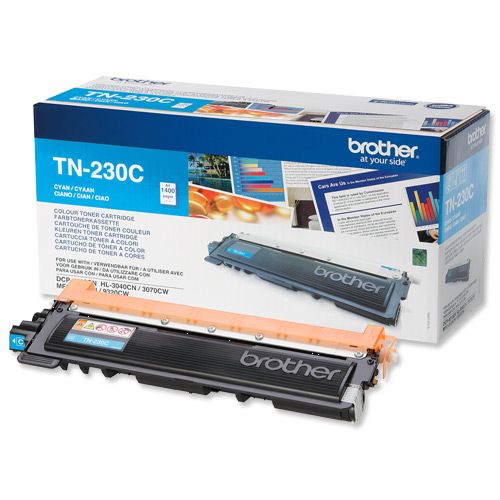 Brother TN230C Cyan Toner alternative image 1