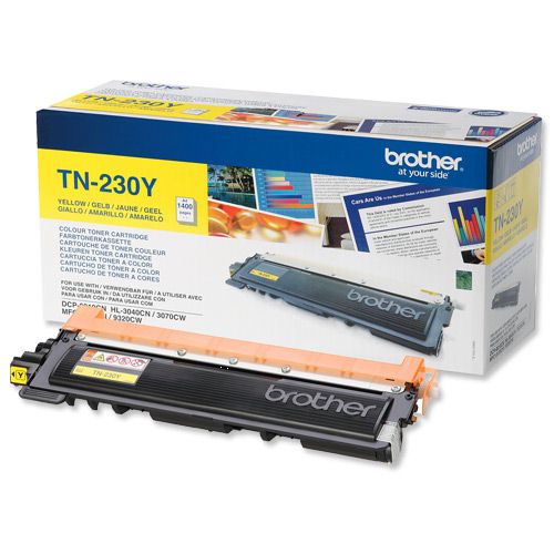 Brother TN230Y Yellow Toner alternative image 1
