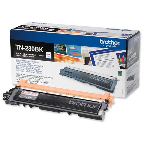 Brother TN230BK Black Toner alternative image 1