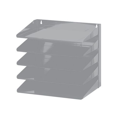Avery Letter Rack 5 Tier Grey alternative image 1