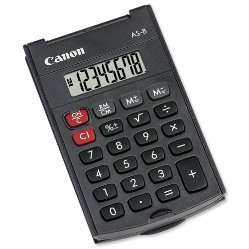 Canon AS-8 Handheld Calculator alternative image 1