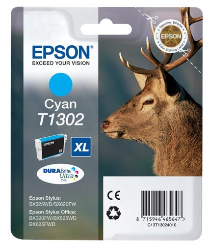Epson T130240 Extra Large Cyan Ink Cartridge alternative image 1