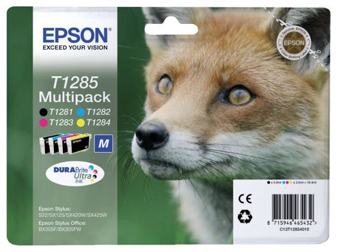 Epson T128540 Multi Pack of Four Colours alternative image 1