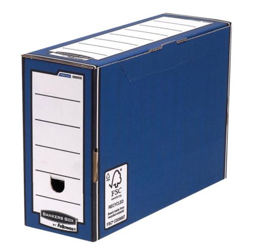 Fellowes Premium R-Kive Transfer Files Blue [Pack of 10] alternative image 1