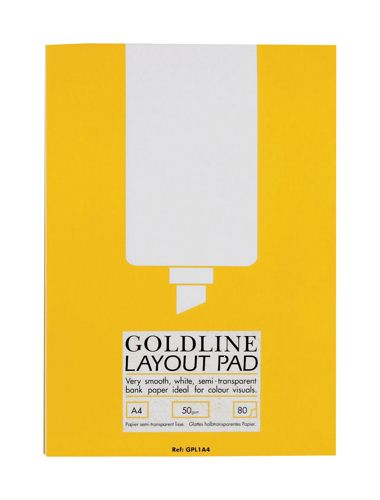 Goldline Layout Pad A4 alternative image 1