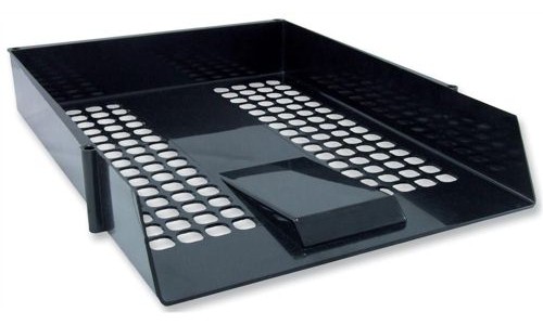 Avery Myers Duet Letter Tray Black alternative image 1