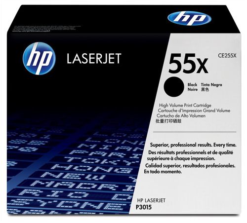 HP CE255X High Capacity Black Toner Cartridge (12.5k) alternative image 1