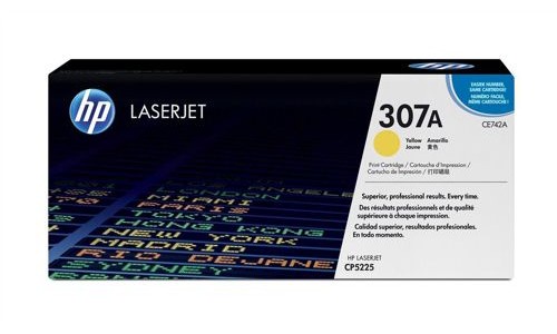 HP CE742A Yellow Toner Cartridge alternative image 1