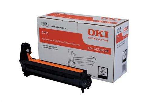 Oki 44318508 Black Drum Unit alternative image 1