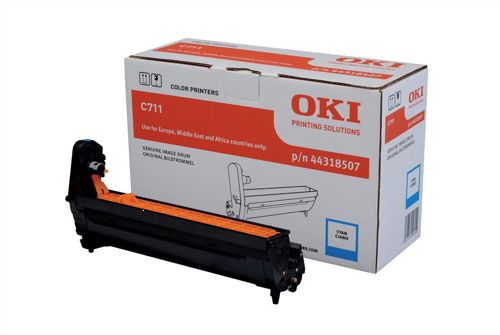 Oki 44318507 Cyan Drum Unit alternative image 1