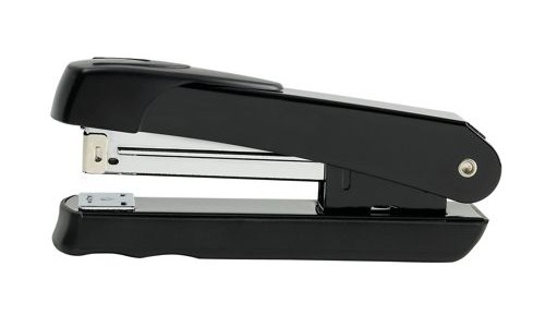 Rexel Meteor Stapler Half Strip Black alternative image 1