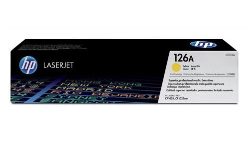 HP CE312A Yellow Toner alternative image 1