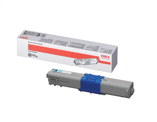 Oki 44469806 Cyan Toner Cartridge alternative image 1