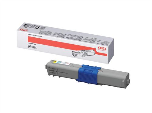 Oki 44469804 Yellow Toner Cartridge alternative image 1