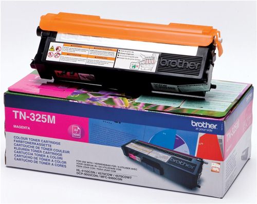 Brother TN325M Magenta Toner (3.5k) alternative image 1