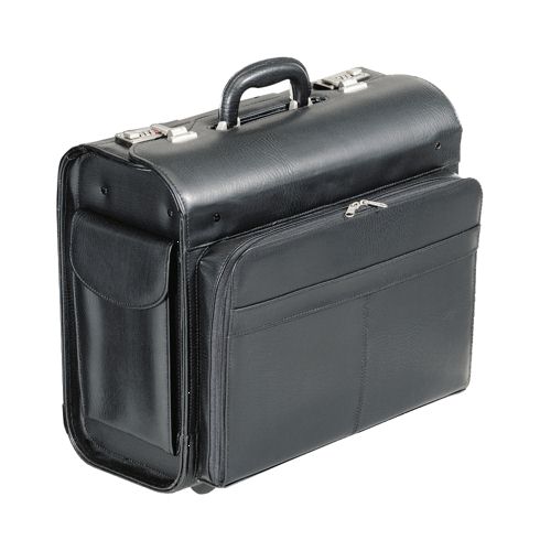 Alassio San Remo Trolley Pilot Case Black - 45030 alternative image 1
