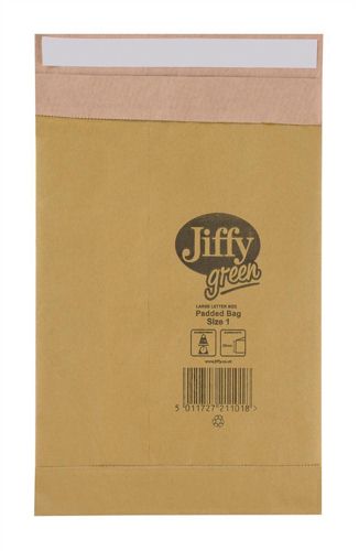 Jiffy Padded Bag 165x280mm [Pack of 100] alternative image 1
