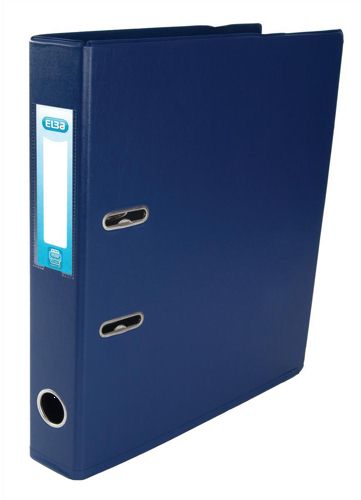 Elba Lever Arch File Plastic A4 Blue alternative image 1