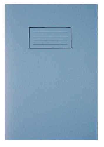Silvine A4 Exercise Books 80 Pages Blue [Pack of 10] alternative image 1