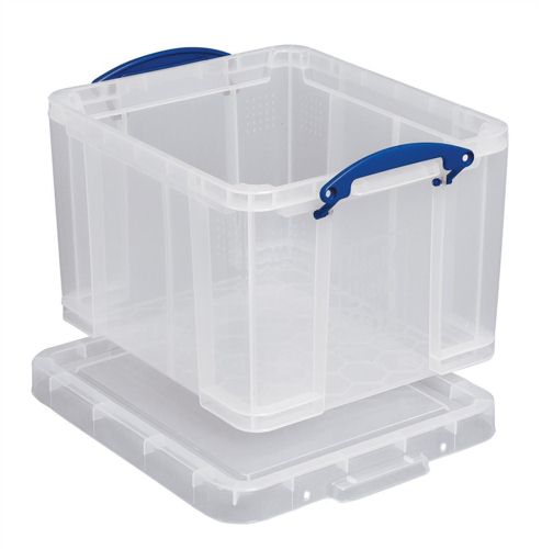 Really Useful 35 Litre Euro Box Clear alternative image 1