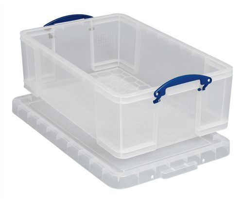 Really Useful 50 Litre Box Clear alternative image 1