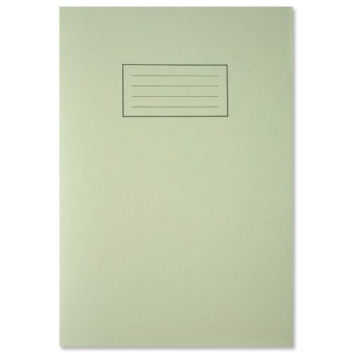Silvine A4 Exercise Books 80 Pages Green [Pack of 10] alternative image 1