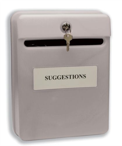 Helix Post Suggestion Box Grey alternative image 1