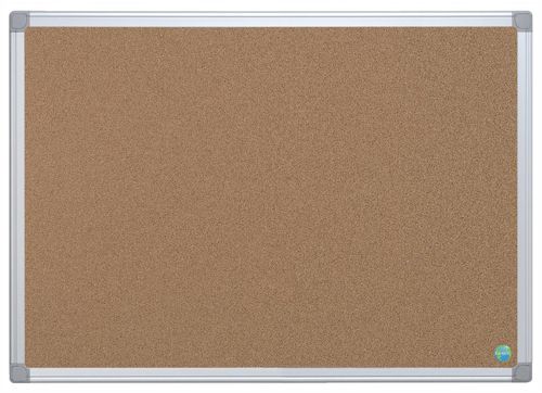 Bi-Office Earth-It Aluminium Cork Board 900x600mm alternative image 1
