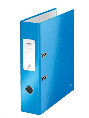 Leitz Wow Lever Arch File A4 85mm Metallic Blue [Pack of 10] alternative image 1