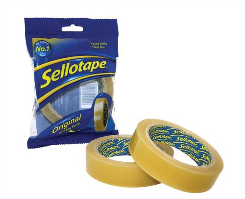 Sellotape Golden Tape 24mmx66m [Pack of 12] alternative image 1