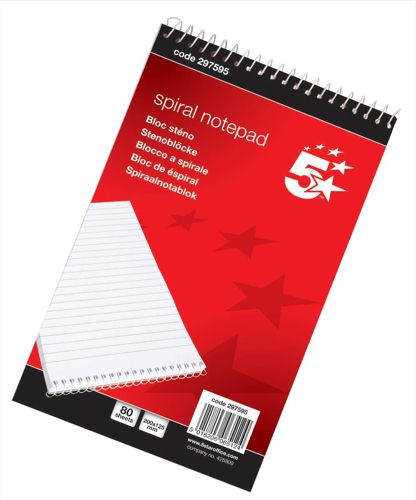 ValueRhino Reporter Shorthand Pad WireTop 80P 200x127 [Pack of 10]