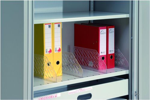 Bisley Slotted Shelf Grey alternative image 1