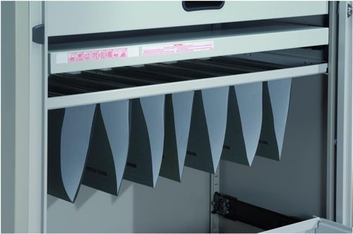 Bisley Lateral Filing Rail Grey alternative image 1