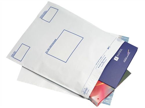 Postsafe Extra Strong Polythene Envelopes C5 White [Pack of 100] alternative image 1