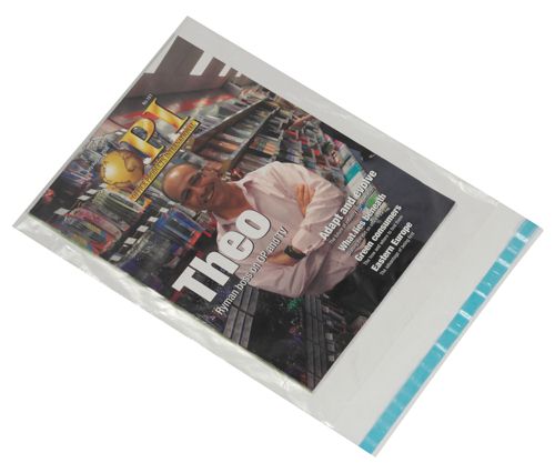 Postsafe Lightweight Polythene Envelopes 235x310mm Clear [Pack of 100] alternative image 1