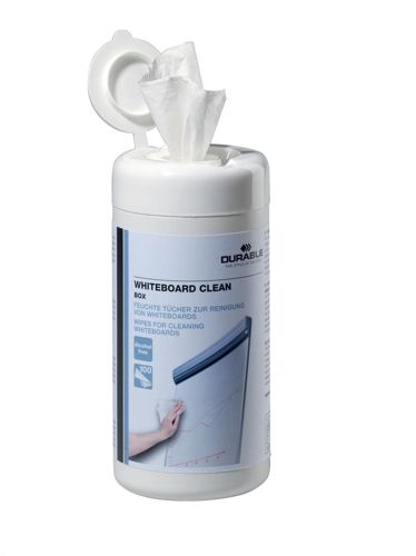 Durable Whiteboard Clean Wipes [Tub of 100] alternative image 1