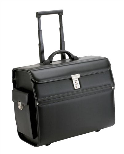 Alassio Mondo Trolley Pilot Case Black - 45033 alternative image 1