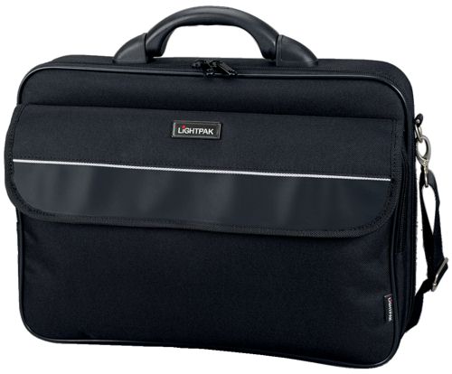 Lightpak ELITE S Small Laptop Bag for Laptops up to 15.4 inch Black - 46110 alternative image 1