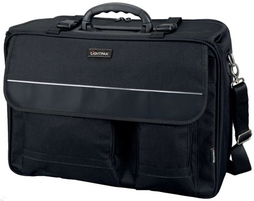 Lightpak The Flight Pilot Case for Laptops up to 17 inch Black - 46008 alternative image 1