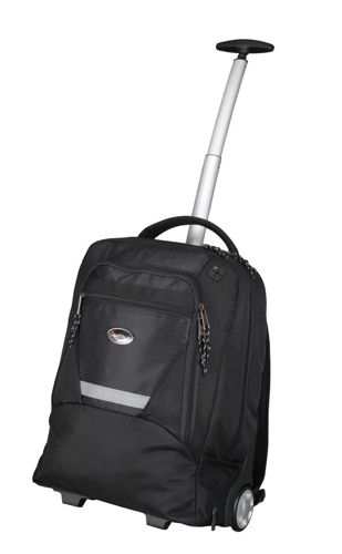 Lightpak Master Laptop Trolley Backpack for Laptops up to 15.4 inch Black - 46005 alternative image 1