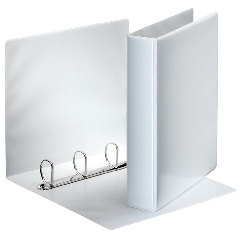 Esselte Presentation 4 D-Ring Binder 40mm A4 White alternative image 1