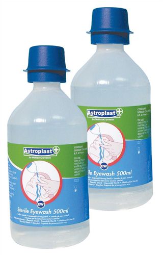 Wallace Cameron Sterile Eyewash Station Refill 500ml [Pack of 2] alternative image 1