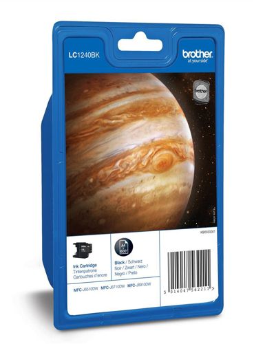 Brother LC1240BK Black Ink Cartridge (600 Pages) alternative image 1
