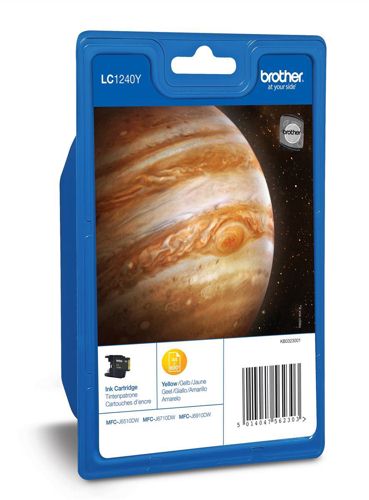 Brother LC1240Y Yellow Ink Cartridge (600 Pages) alternative image 1