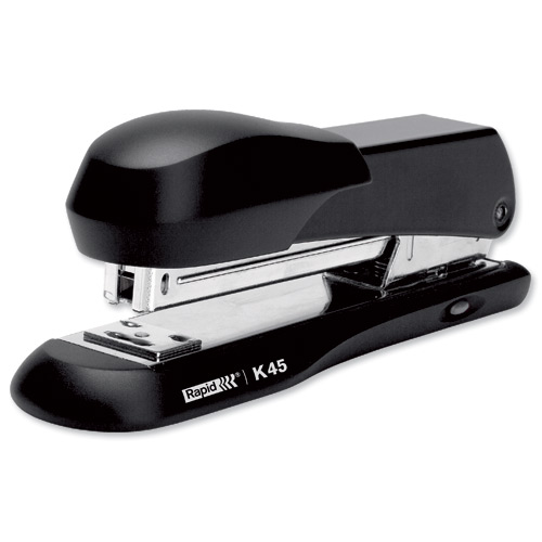 Rapid Classic K45 Three Quarter Strip Stapler Black alternative image 1