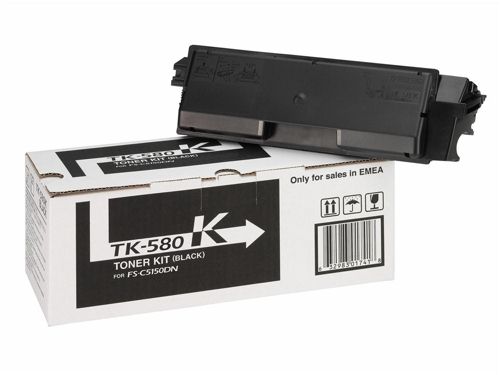 Kyocera TK580K Black Toner alternative image 1